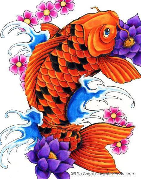 Золотые рыбки - схема вышивки крестом скачать бесплатно | Cross stitch, Stitch, Goldfish